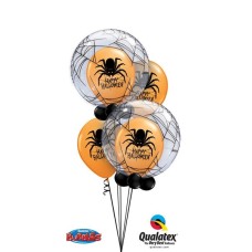 Bouquet 357 Deco Bubble - Spider's Web Qualatex #17392-2 19959-2